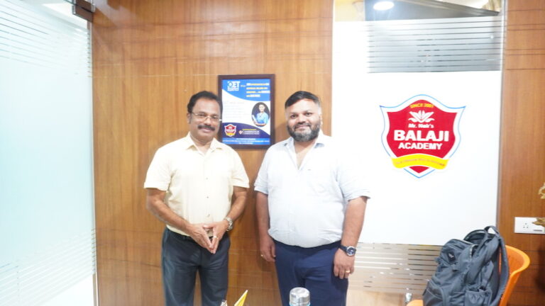 OET training session at Balaji Academy, Vadodara