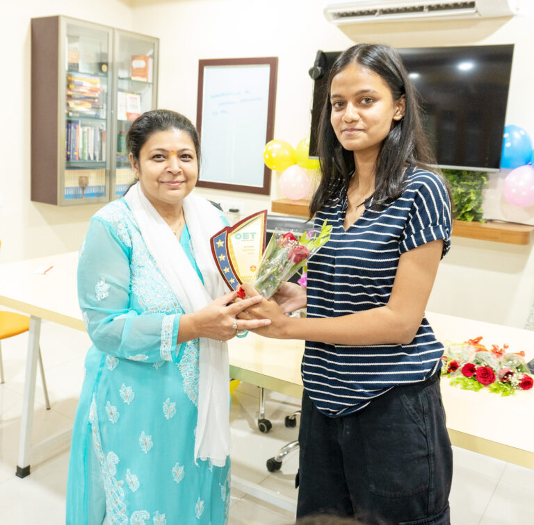 OET achievers at Balaji Academy, Vadodara